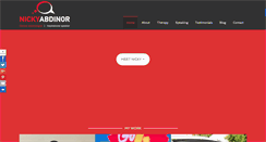 Desktop Screenshot of nickyabdinor.com